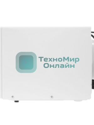 Микроволновая печь BBK 25MWS-970T/WB белый, 25 л, 900 Вт, переключатели - кнопки, поворотный механизм