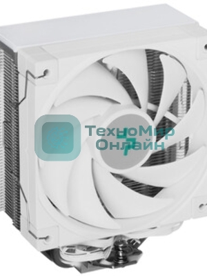 Кулер для процессора DEEPCOOL AK400 WH белый, 120 мм, алюминий/медь, 1850 об/мин, 29 дБ, 4 pin, 220 Вт, 155 мм