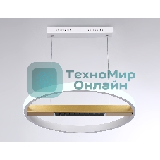 Светильник Ambrella light FL51488 WH/GD белый/золото 62W 3000K-6400K D600*1000 (ПДУ ИК)