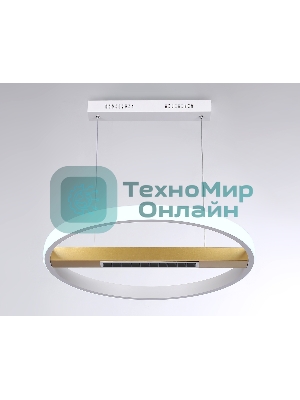 Светильник Ambrella light FL51488 WH/GD белый/золото 62W 3000K-6400K D600*1000 (ПДУ ИК)