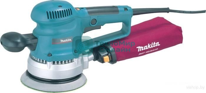 Эксцентриковая шлифовальная машина Makita BO6030 ЭШМ,310Вт,ф150мм,4000-10000об\м,ампл-3мм,2.3кг,кор,п\сборник