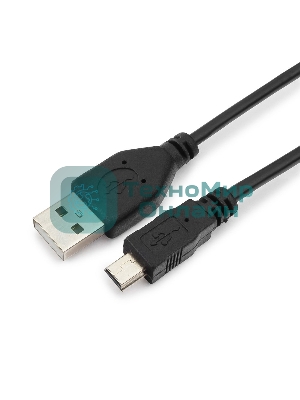 Кабель Гарнизон Кабель USB 2.0, AM/miniBM 5P, 1.8м, пакет (GCC-USB2-AM5P-1.8M)
