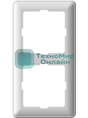 Рамка 2-м W59 белый SchE KD-2-18 (КД-2-18)