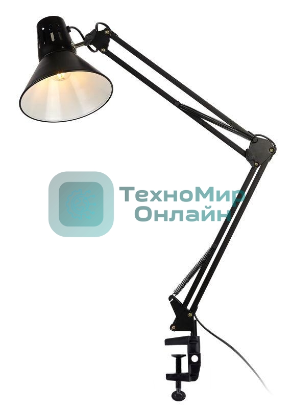 Настольные светильники ЭРА N-121 N-121-E27-40W-BK черный Светильник настольный, цоколь E-27, 40 Вт