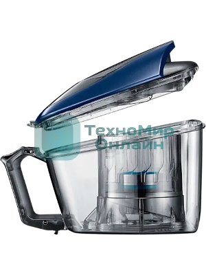 Пылесос Samsung SC18M3120VB синий, 380/1800 Вт, уборка сухая, пылесборник контейнер 2 л