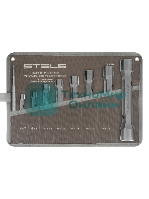 Набор ключей трубок торцевых Stels 13779 усиленных 9 пред. crv