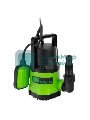 Дренажный насос Сибртех для чистой воды СДН500-5 500 Вт напор 8 м 8000 л/ч