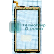 Сенсорное стекло (тачскрин) DP070023-F1 V1.0 черное