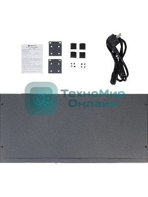 Коммутатор Unmanaged Switch 16x1000Base-T PoE, 2x1000Base-X SFP, PoE Budget 200W, Long-range PoE up to 250m, 19