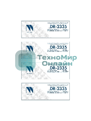 Блок фотобарабана NVP совместимый NV-DR-2335-SET4 для Brother HL-L2300DR/ HL-L2340DWR/ HL-L2360DNR/ HL-L2365DWR/ DCP-L2500DR/ DCP-L2520DWR/ DCP-L2540DNR/ DCP-L2560DWR/ MFC-L2700DWR/ MFC-L2720DWR/ MFC-L2740DWR (12000k) (4 шт)