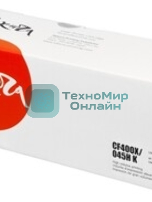 Картридж лазерный Sakura CF400X/045HBK для HP Color LaserJet Pro M252n/M252dn/MFP277dw/277n и Canon i-SENSYS LBP-610C, MF-630C, черный, 2800к.