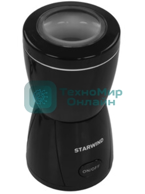 Кофемолка Starwind SGP8426 200Вт сист.помол.:ротац.нож вместим.:80гр черный