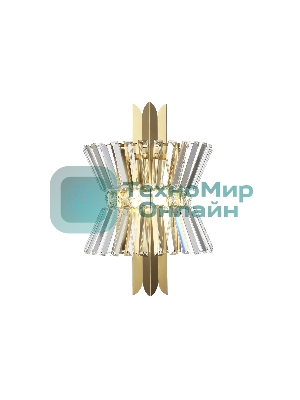 Настенный светильник Ambrella light LH41029/2 BS/CL латунь/прозрачный E14*2 max 40W 310*180*460