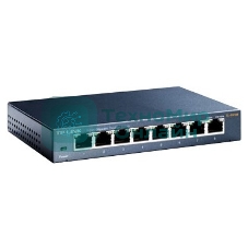 Коммутатор TP-Link SMB TL-SG108 8-port Desktop Gigabit Switch, 8 10/100/1000M RJ45 ports,metal case