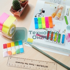 Закладки самоклеящиеся, индексы пластиковые Stick`n 26072 45x12мм, 5 цветов в упаковке, 20 листов, стрелки Z-сложение, европодвес