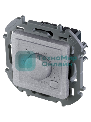 Термостат с внешним датчиком для тёплых полов INSPIRIA Алюминий