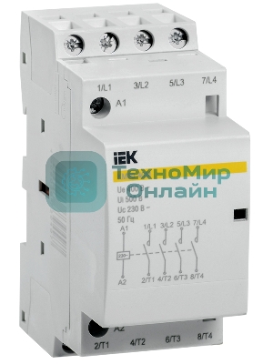 Контактор модульный КМ20-40М AC IEK MKK11-20-40 IEK