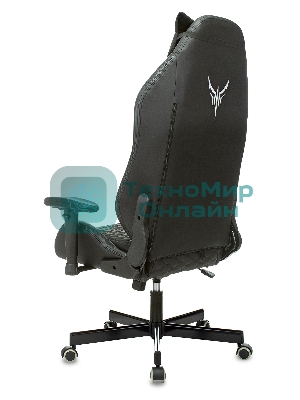 Кресло игровое Knight Neon черный соты эко.кожа с подголов. крестовина металл