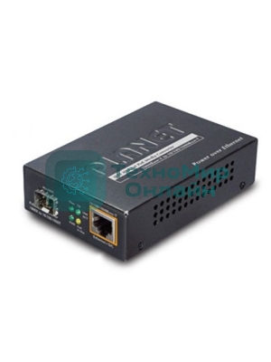 GTP-805A Медиаконвертер IEEE802.3af/at PoE 10/100/1000Base-T to MiniGbIC (SFP) Converter