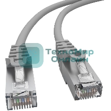 Патч-корд NTSS NTSS-PC-FTP-RJ45-5e-1.5-LSZH-GY NTSS-PC-FTP-RJ45-5E-1.5-LSZH FTP RJ-45 вил.-вилка RJ-45 кат.5E 1.5м серый LSZH (уп.:1шт) 26AWG