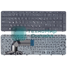 Клавиатура для ноутбука HP Pavilion 15-e черная с рамкой
