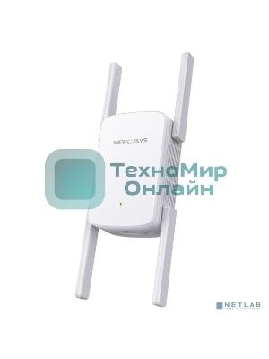 Роутер AC1900 Wi-Fi Range ExtenderSPEED: 600 Mbps at 2.4 GHz + 1300 Mbps at 5 GHz SPEC:4× Fixed External Antennas, 1× Gigabit Port, Wall PluggedFEATURE: MERCUSYS APP, WPS/Reset Button, Signal Indicator, Range Extender/Access Point mode, Adaptive Path