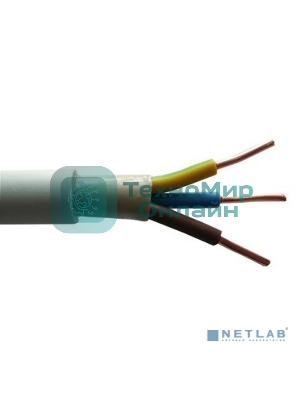 Кабель силовой медный Rexant NUM-J 3x1,5 мм², длина 50 метров, ГОСТ 31996-2012, ТУ 3520-015-38229892-2015