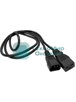 Шнур питания Lanmaster LAN-PP19/14-7.0-BK C19-С14 проводник.:3x0.75мм2 7м 220В 10А черный