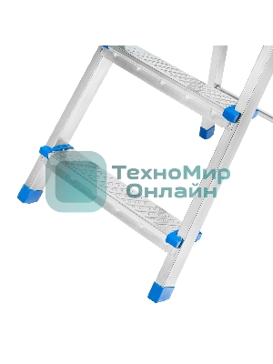 Стремянка Сибртех 3 ступени, стальная, оцинкованная