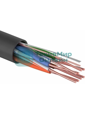 Кабель информационный PROconnect cat.5e UTP 4 пары 24AWG PE внешний 305м черный