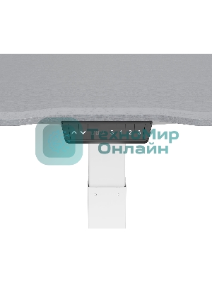 Стол для ноутбука Cactus VM-FDE101 столешница МДФ серый 80x60x123см (CS-FDE101WGY)