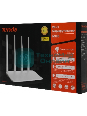Маршрутизатор TENDA F6 Wi-Fi 300MBPS 10/100M