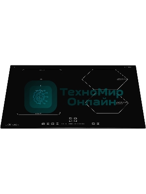 Индукционная варочная панель Monsher MHI 6016, индукция, инвертер, 60 см, 9 уровней мощности, бустер, Stop and Go, автоматическое отключение, таймер, индикатор остаточного тепла, сенсорное/слайдерное управление, черный