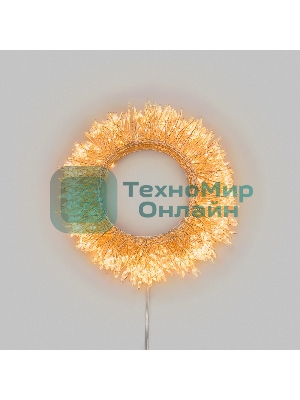 Гирлянда светодиодная Роса Фейерверк c трансформатором 6м 600 LED ЯНТАРНЫЙ IP44 230В с пультом NEON-NIGHT