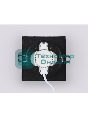 Светильник Ambrella light TN52422 BK/FR черный/белый матовый GX53 max 12W 105*105*45
