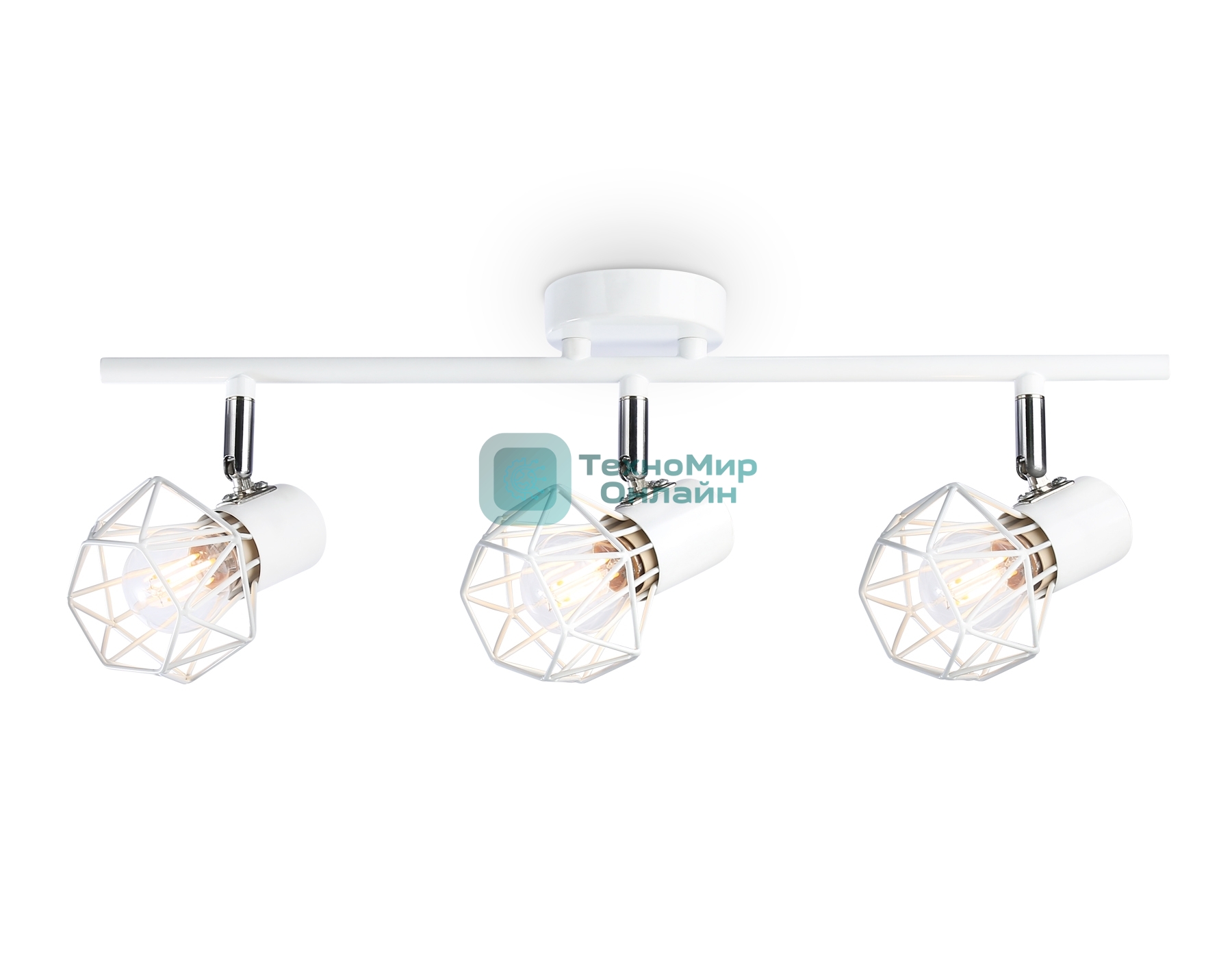 Светильник Ambrella light TR8631/3 WH/CH белый/хром E27*3 max 40W 460*91*175