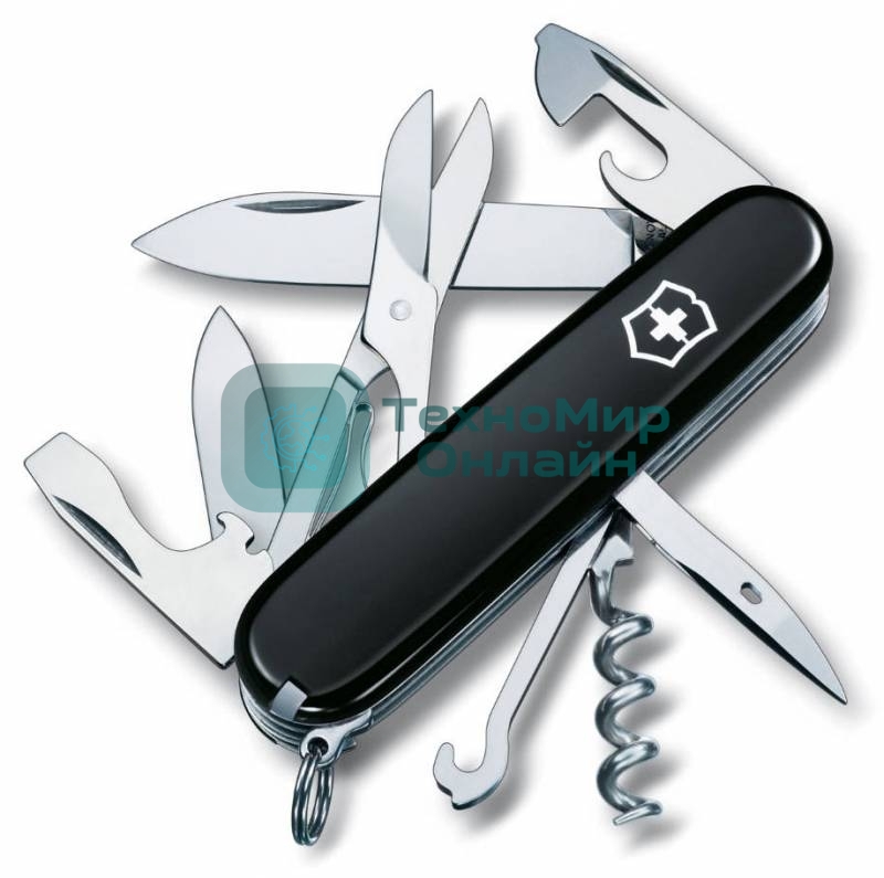 Нож перочинный Victorinox Climber (1.3703.3) 91мм 14функций черный карт.коробка
