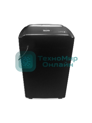 Шредер ГЕЛЕОС УМ42-4, DIN P-4 (4 ур-нь секр.), фрагмент 3,9х30мм, 18-21 лист (70г/м2), CD/пл.карты/скрепки/скобы, 42 л