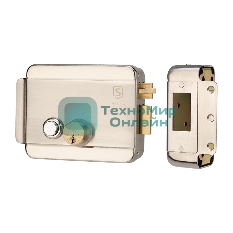 Замок электромеханический накладной универсальныйSC-20, с возможностью блокировки кнопки открывания