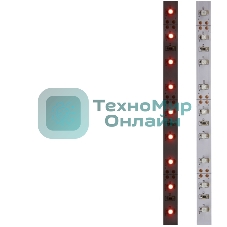 Лента светодиодная открытая, 8 мм, IP23, SMD 2835, 60 LED/m, 12 V, цвет свечения красный