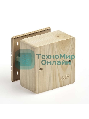 Коробка универсальная для кабель-каналов 85х85х42 сосна (светл. основа) IP40 Рувинил 65015-27М