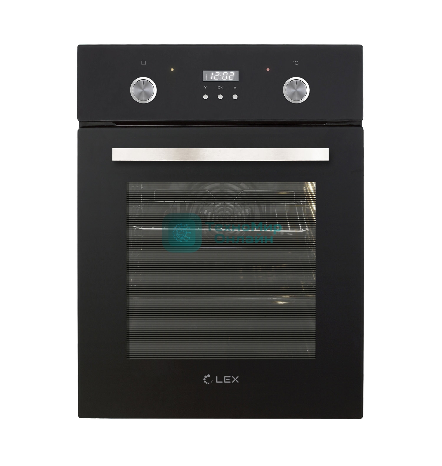 Духовой шкаф LEX EDP 4571 BLобъем 55л, LED таймер, 7 функций, встраиваемый