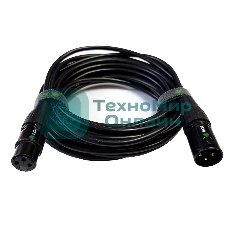 Кабель GCR 7.0m микрофонный XLR M/XLR F , черный, AL case черный, GCR-53374