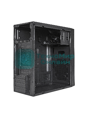 Компьютерный корпус Minitower ExeGate BAA-114U2-AAA350 (mATX, БП AAA350 с вент. 8см, 1хUSB+2хUSB 3.0, аудио, черный)