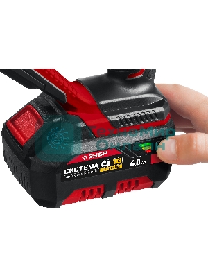 Пила сабельная Зубр 18В, 1 АКБ (4А·ч), в коробке, СПЛ-185-41