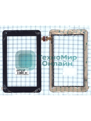 Сенсорное стекло (тачскрин) FPC-FC70S658-00, черное