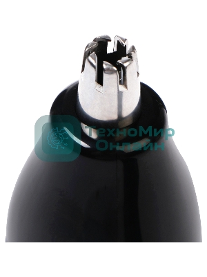 Триммер для носа Philips NT1620/15 роторный режущий элемент, водонепроницаемый корпус - пластик, цвет - черный, в комплекте батарейка АА