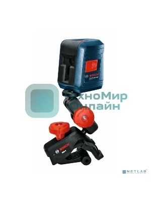 Лазерный нивелир Bosch GLL 2+MM 2 (0601063A01) лазерный крест дальность:10м± 0,5мм/м