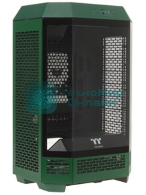 Компьютерный корпус Thermaltake The Tower 300 Racing Green зеленый без БП miniITX 8x120мм 6x140мм 2xUSB 3.0 audio bott PSU