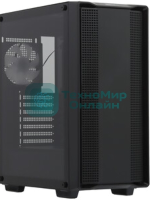 Компьютерный корпус Deepcool CC560 V2 черный без БП ATX 4x120мм 1xUSB 2.0 1xUSB 3.0 audio bott PSU